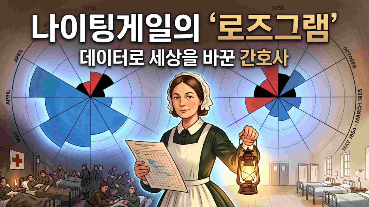 나이팅게일의 로즈그램 — 데이터로 세상을 바꾼 간호사